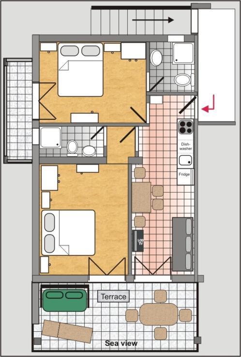 Apartments Dora Banjol Dış mekan fotoğraf